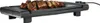 A close-up, angled view of a black electric grill with sliced steak on it, set against a white background. Anteprima dell’immagine prodotto
