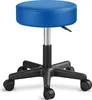 TRESKO® Sgabello rotante con schienale 150 kg Blu | Anteprima dell’immagine prodotto 1