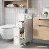 Nischenschrank Bad schmal, Slim Bathroom Cabinet Produktbild-Vorschau 1