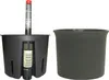 Set3 Hydro Blumentopf Atlas anthrazit 22/19 + Kulturtopf + Produktbild-Vorschau 1