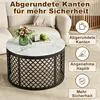 MODFU Couchtisch 2er-Set Rund,Wohnzimmertisch Sofatisch mit Produktbild-Vorschau 5
