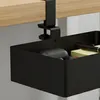 Boční organizér na stůl na svorku 25×17×15 cm, černý Náhled obrázku produktu 7
