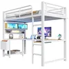 Gaming-Hochbett 90x200, Schreibtisch, Tastaturablage, Produktbild-Vorschau 6