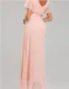 Damen-Abendkleid ECDAHICC chiffons, A-Linie, V-Ausschnitt, Produktbild-Vorschau 3