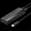 Adaptateur 7W1 Ugreen Us219 Hub Usb Do 7X Usb 3.0 (Czarny) Voir les images du produit 12
