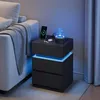 WOLTU Nachttisch mit Ladefunktion, LED-Beleuchtung 25 Produktbild-Vorschau 4