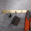 INF Goldener 4-Haken-Wandhalter (Klebemontage/Bohrmontage) Produktbild-Vorschau 3