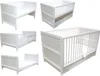 Kinderbett Juniorbett Beistellbett 140x70 cm 3in1 weiß mit Produktbild-Vorschau 1