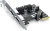 Karta rozhrania CSL PCIe pre SATA III / eSata III 2x Náhľad obrázku produktu 1