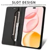 Pouzdro pro Honor 400 Pro, kožené flipové peněženkové Náhled obrázku produktu 5
