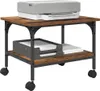 vidaXL Druckerständer Altholz 50 x 40 x 38 cm Holzwerkstoff Produktbild-Vorschau 3