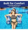 Fauteuil gonflable pour piscine, bleu, hamac aquatique, Voir les images du produit 3