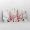 Bild auf Leinwand - Leinwandbild - 5 Teile - Zweig Magnolie Produktbild-Vorschau 4