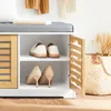 SoBuy FSR23-II-WN Szafka na buty z siedziskiem Ławka z Podgląd zdjęcia produktu 5