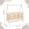 ATB MEBLE Dětská postel TIPI COLLECTION - Dřevěná dětská Náhled obrázku produktu 3