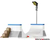 A LEGO City Ski Resort set with ramps and a lamppost. Anteprima dell’immagine prodotto