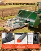 A tractor bucket holding a pallet of bags, with close-up feature callouts below. Náhľad obrázku produktu