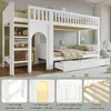Flieks stapelbed 90x200 cm met lades, hoogslaper met Productafbeelding-voorbeeld 5