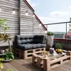 Vicco Palettenkissen Set Flocken, 120 x 80 cm 3 Teile, Produktbild-Vorschau 5