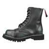 ANGRY ITCH-8-Loch Grün Rub-Off Ranger Armee Leder Stiefel Produktbild-Vorschau 2