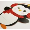 6 Geschenkanhänger - Pinguine mit Glitter Produktbild-Vorschau 2