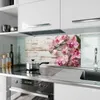 Küchenrückwand Spritzschutz Glas mit Motiv Orchideen auf Produktbild-Vorschau 2