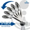 tecuro Wannenset ew-easy-100 - mit 5 Funktionen Handbrause, Produktbild-Vorschau 4