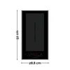 Wolkenstein WIF2-FZF Induktionskochfeld | 28,8 cm Breite | Produktbild-Vorschau 6