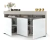 Große Kommode Fernsehschrank LUNA 3D Kaschmir/Weiß Produktbild-Vorschau 3
