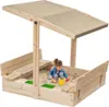 Flumi Bac à sable avec couverture Bancs et toit solaire Voir les images du produit 2