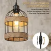 Rosikey 3-Flammig Rattan Pendelleuchte Esstisch Lampe - Produktbild-Vorschau 2