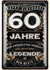 Blechschild 60 Schild Geburtstag - 60 JAHRE LEGENDE - Produktbild-Vorschau 1