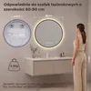 S'AFIELINA Lustro łazienkowe z oświetleniem Okrągłe o Podgląd zdjęcia produktu 2