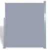 vidaXL Ausziehbare Seitenmarkise 160x300 cm Grau Produktbild-Vorschau 10