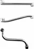 Three different chrome faucet spouts are displayed vertically against a white background. Anteprima dell’immagine prodotto