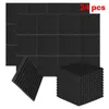 Akustická pěna TolleTour 24X Samolepicí černá absorpční Náhled obrázku produktu 1