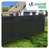 VOUNOT® Zaunblende 1.5×20m, Sichtschutz Zaun 90 g/m² HDPE Produktbild-Vorschau 2