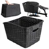 Kosz rowerowy tylny na bagażnik solidny plastikowy montaż Podgląd zdjęcia produktu 14