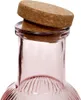 HOMLA NATIA geriffelte Karaffe mit Stopfen rosa 1 l Produktbild-Vorschau 3