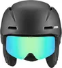 Uvex Viti Set Helm Mit Visier Schwarz 54-58 cm / Mirror Produktbild-Vorschau 3