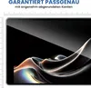 A close-up of a tablet screen displaying a fluid, abstract graphic. Produktbild-Vorschau