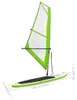 vidaXL Aufblasbares SUP-Board mit Segel Set Grün und Weiß Produktbild-Vorschau 7