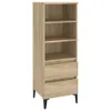 vidaXL Deska barowa dąb sonoma 40x36x110 cm materiał Podgląd zdjęcia produktu 2