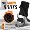 INF Wasserdichte Hundeschuhe mit Riemen: Rutschfeste und Produktbild-Vorschau 5