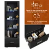 SONNI 55x35x172cm Vitrinenschrank mit LED beleuchtung und Produktbild-Vorschau 11