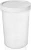 A clear plastic food container with a white lid, shown against a white background. Náhľad obrázku produktu