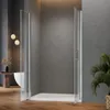 IMPTS Duschtür 75x195cm Duschkabine Nischentür Pendeltür Produktbild-Vorschau 2