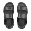 GEOX Sandalette SPHERICA, Glattleder, Schwarz, Herren Produktbild-Vorschau 4