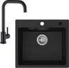 Spülbecken mit 1 Becken 50×45CM Granitspüle Produktbild-Vorschau 1