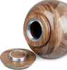 Bestattungsurne Aus Holz. Urne Für Menschliche Asche. Produktbild-Vorschau 2